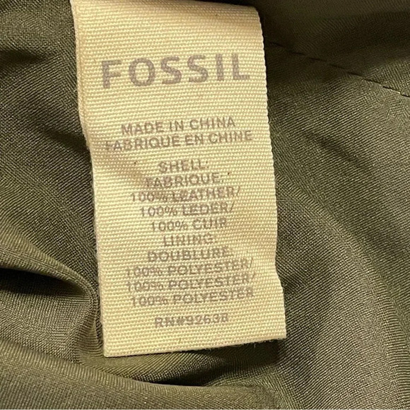 FOSSIL‎ NWOT Pleated Leather Mini Skirt - Picture 6 of 7
